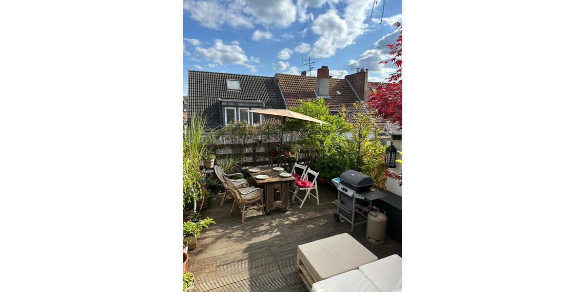 Über den Dächern von Köln Deutz - Sonne pur von der riesigen Dachterrasse genießen - Etagenwohnung Köln Deutz Deutz | Angebot:27671359