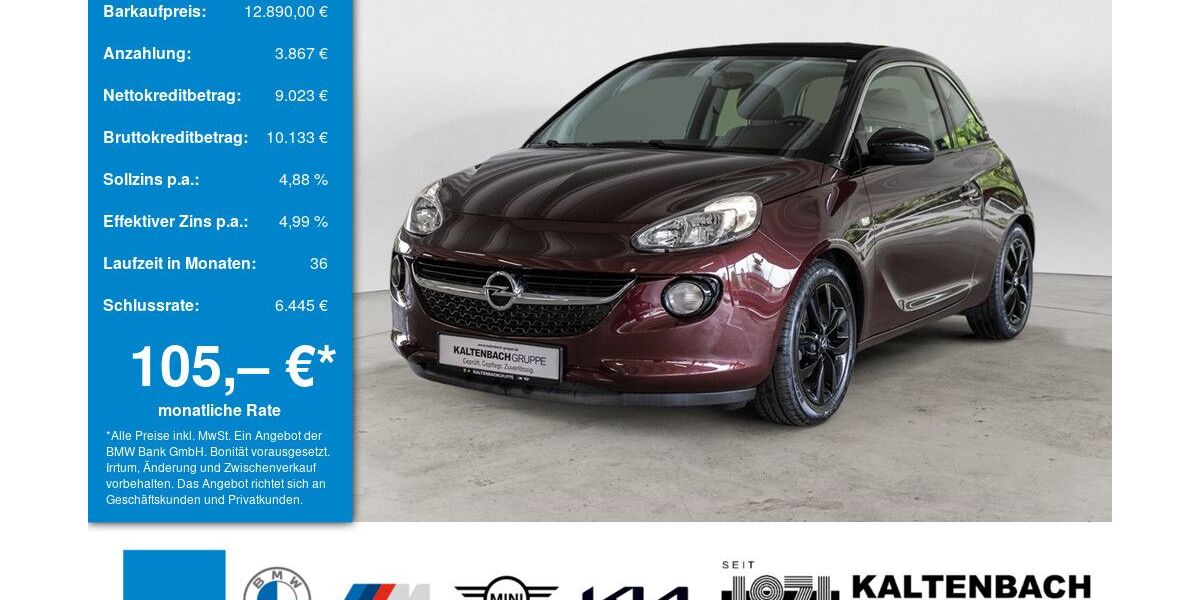 Opel Adam 44.145 km 12.590 &euro; Bergisch Gladbach 51469