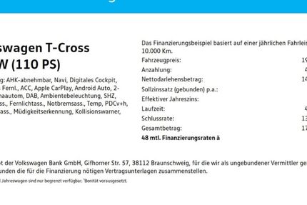 VW T-Cross 28.375 km 19.490 &euro; Wuppertal 42109