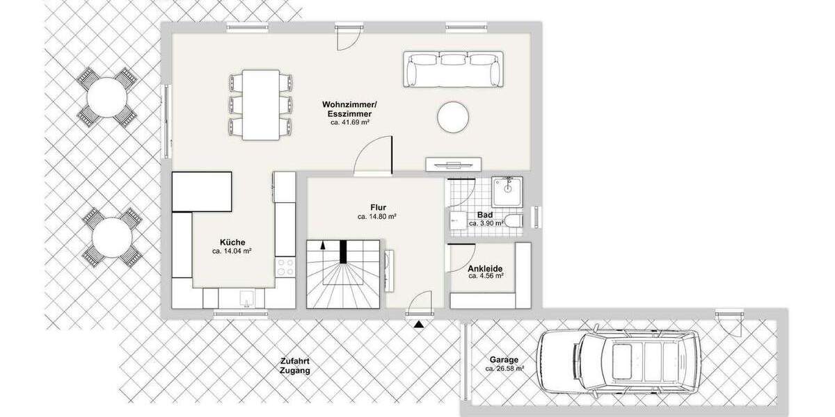 Einfamilienhaus Langenfeld Reusrath - 4 Zimmer, 155 m&sup2;, 2.150&euro; | Angebot:24775626