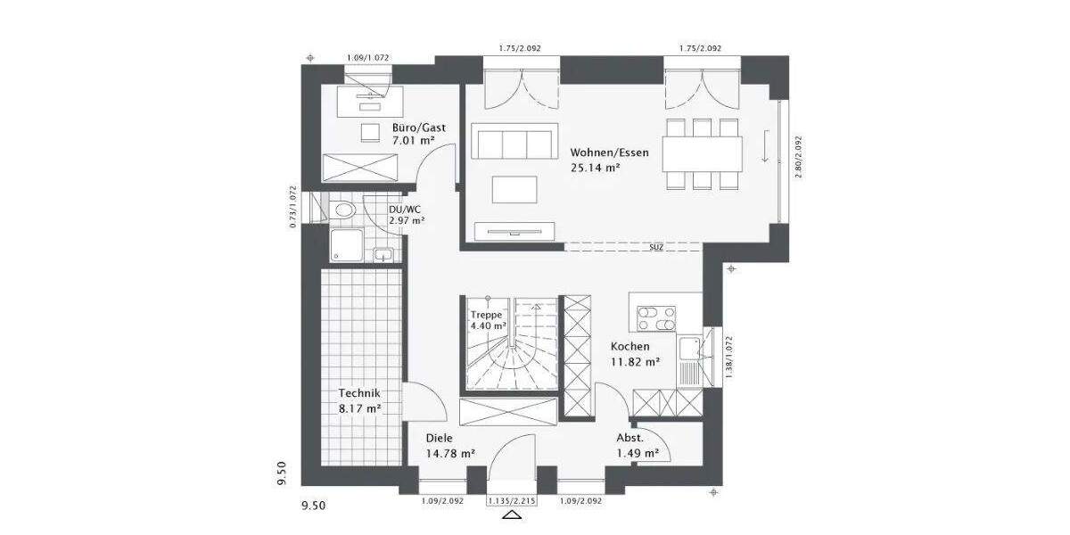 Einfamilienhaus Remscheid Lüttringhausen - 5 Zimmer, 139 m&sup2;, 654.000&euro; | Angebot:25675477