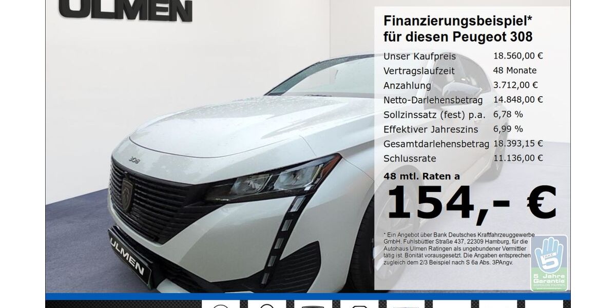Peugeot 308 12.405 km 16.980 &euro; Ratingen 40880