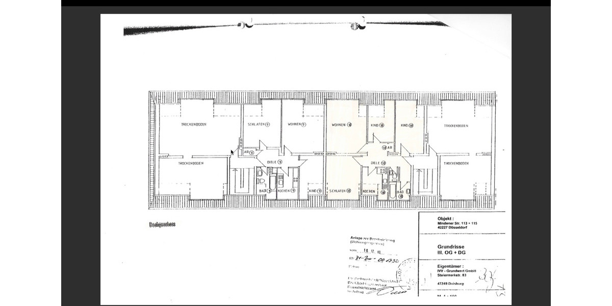 Etagenwohnung Düsseldorf Oberbilk - 4 Zimmer, 83 m&sup2;, 409.000&euro; | Angebot:25813283