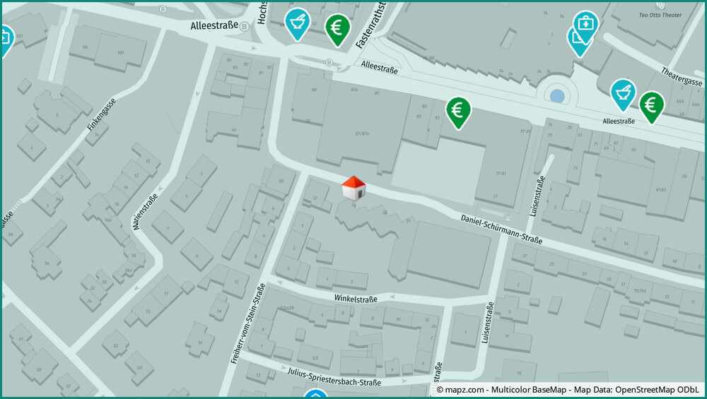 FÜR DIE FAMILIE IN DER INNENSTADT REMSCHEID: 4 ZIMMER-WOHNUNG MIT BALKON UND GARAGE - Etagenwohnung Remscheid Innenstadt | Angebot:27567381