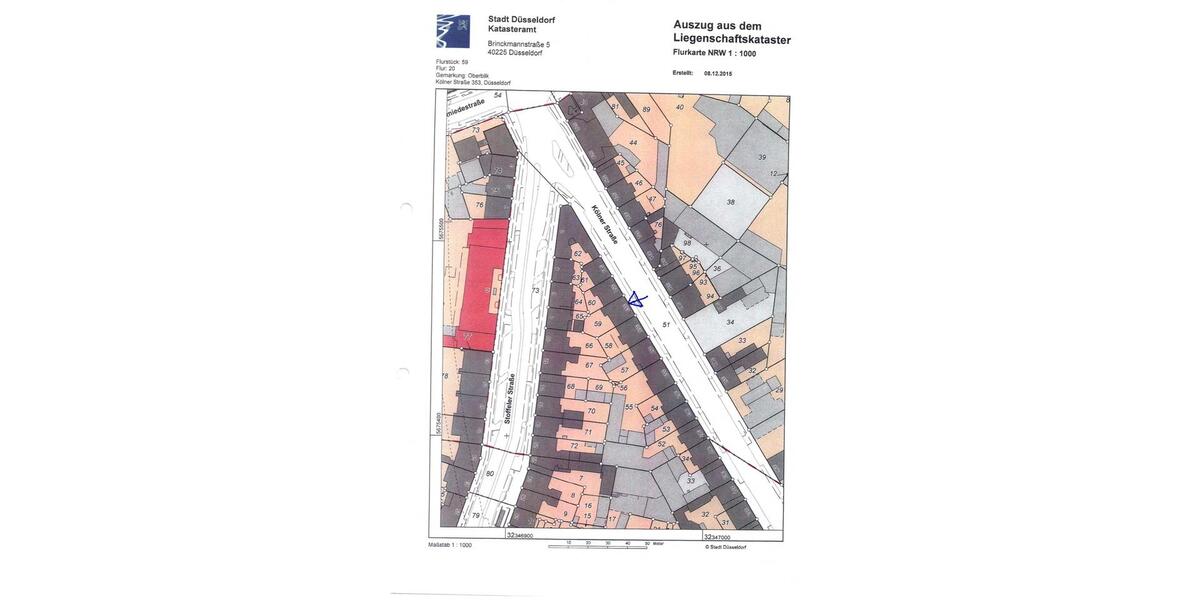 Dachgeschoßwohnung Düsseldorf Oberbilk - 3 Zimmer, 102 m&sup2;, 666.700&euro; | Angebot:26995092