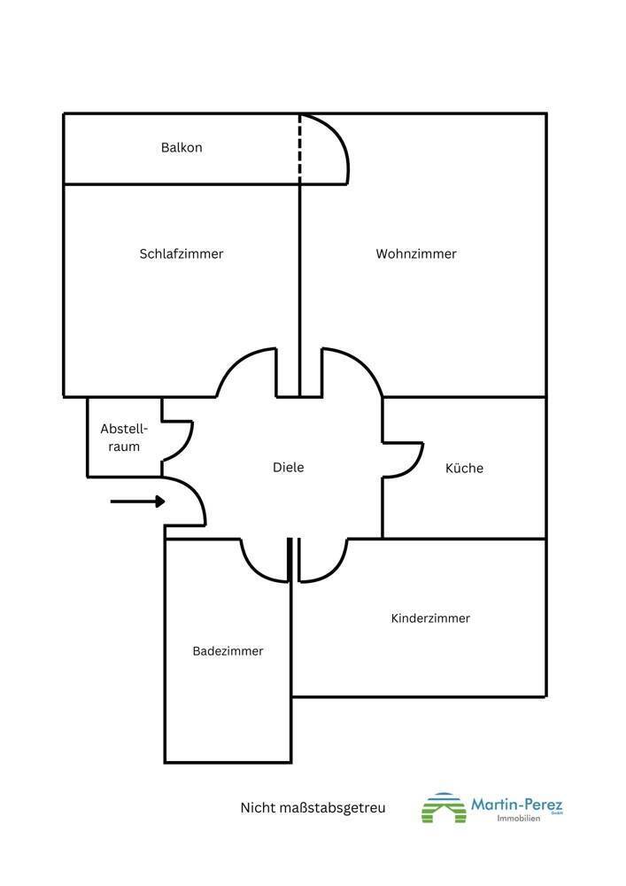 Renovierte DreiZimmerwohnung im Erdgeschoss - Stellplatz - Balkon