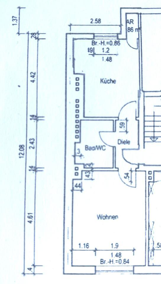 1,5 Zimmer Wohnung mit Küche ab 15.11.2025 zimmer