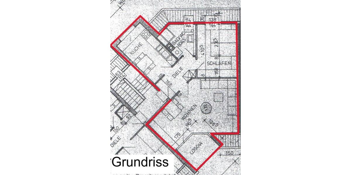 Dachgeschoßwohnung Wuppertal Dornap - 2 Zimmer, 65 m&sup2;, 159.000&euro; | Angebot:24541296