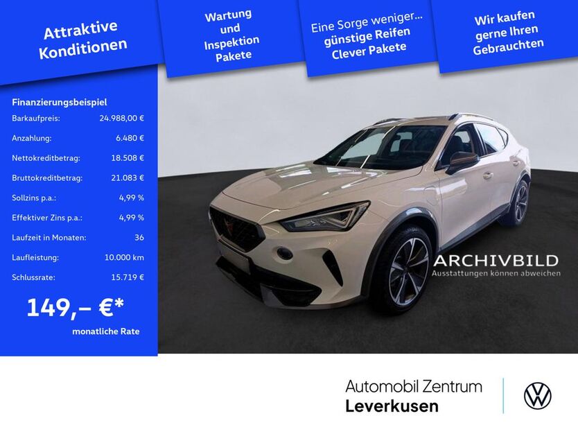 Cupra Formentor 19.979 km 24.980 € Leverkusen 51379