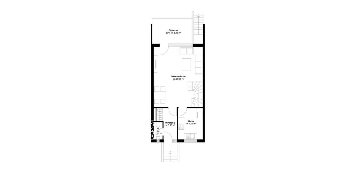 Reihenmittelhaus Leverkusen Schlebusch - 4 Zimmer, 111 m&sup2;, 390.000&euro; | Angebot:24450926