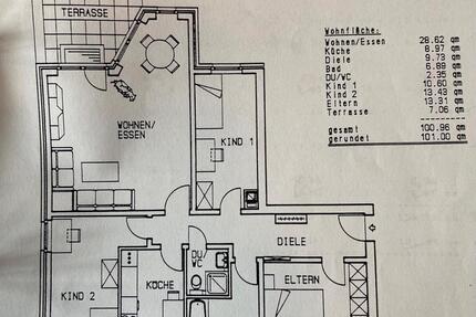 Wohnung Leverkusen Bürrig - 4 Zimmer, 101 m&sup2;, 450.000&euro; | Angebot:26543225
