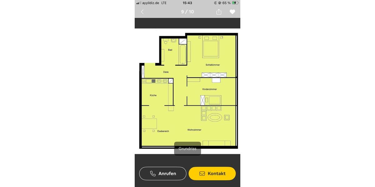 Etagenwohnung Köln Ehrenfeld - 3 Zimmer, 67 m&sup2;, 2.800&euro; | Angebot:24834391