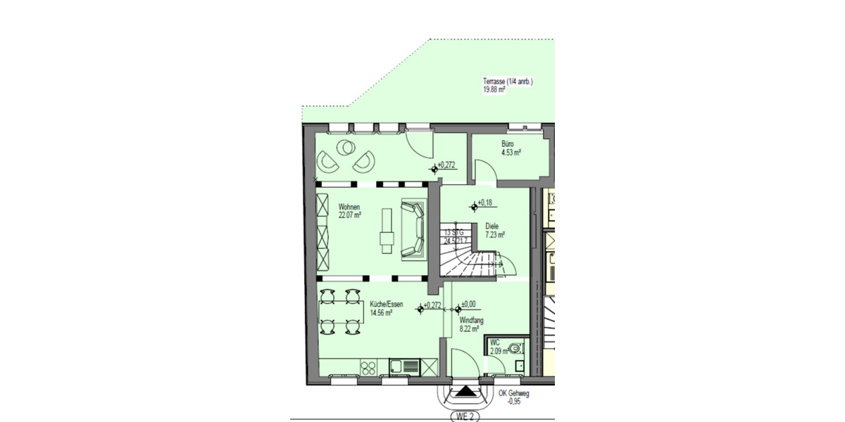 Doppelhaushälfte Wuppertal Gemarkung Langerfeld - 5 Zimmer, 143 m&sup2;, 1.850&euro; | Angebot:25884892
