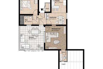 Wohnung Hückeswagen - 2.5 Zimmer, 84 m&sup2;, 270.000&euro; | Angebot:23706440