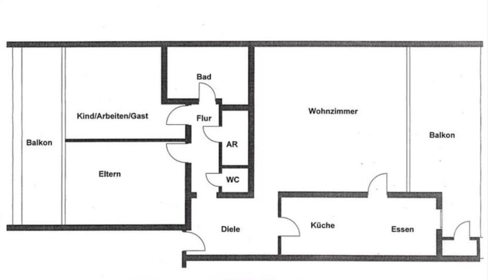 Etagenwohnung Ennepetal - 3 Zimmer, 148 m&sup2;, 1.184&euro; | Angebot:26561599