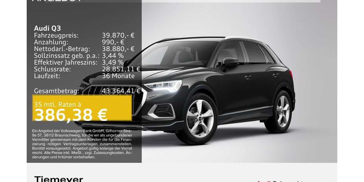 Audi Q3 5.623 km 38.870 &euro; Remscheid 42897