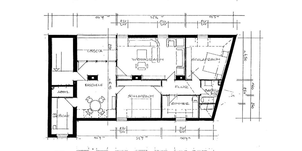 Dachgeschoßwohnung Wuppertal Arrenberg - 5 Zimmer, 140 m&sup2;, 285.000&euro; | Angebot:25363473