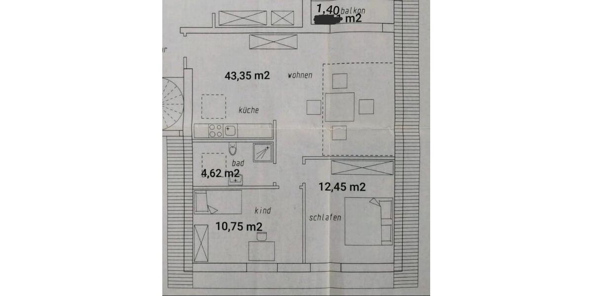 Dachgeschoßwohnung Pulheim - 3 Zimmer, 73 m&sup2;, 1.500&euro; | Angebot:26662702