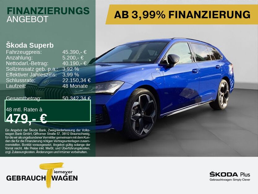 Skoda Superb 37.114 km 45.390 € Remscheid 42857