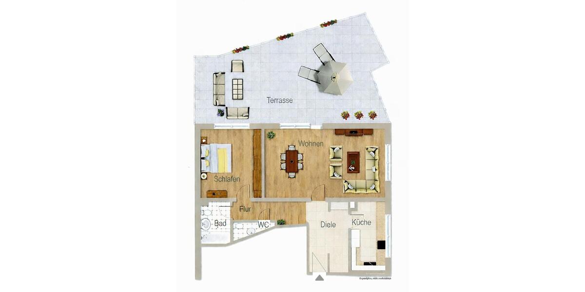 Etagenwohnung Leverkusen Bergisch Neukirchen - 2 Zimmer, 75 m&sup2;, 750&euro; | Angebot:25932124