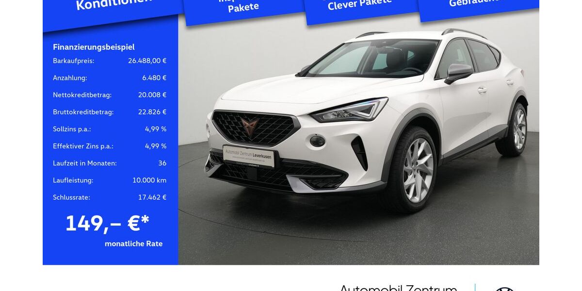 Cupra Formentor 42.132 km 24.480 &euro; Leverkusen 51379