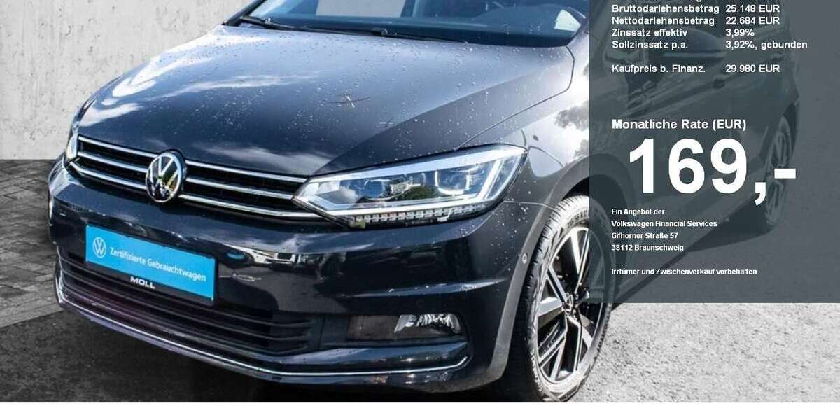 VW Touran 49.961 km 29.980 € Düsseldorf 40474