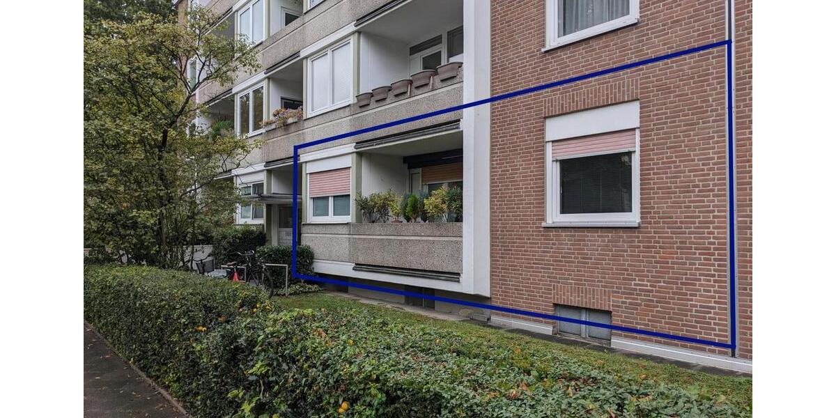 Erdgeschoßwohnung Düsseldorf Stadtbezirk 5 - 2 Zimmer, 60 m&sup2;, 195.000&euro; | Angebot:26414896