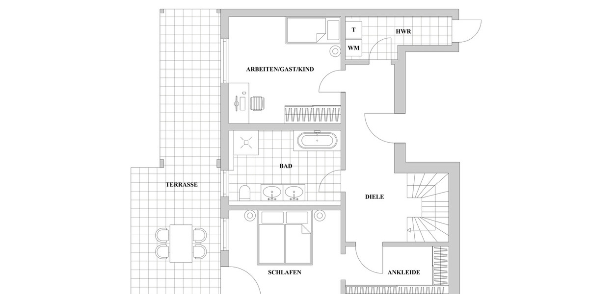 Etagenwohnung Düsseldorf Friedrichstadt - 3 Zimmer, 162 m&sup2;, 2.500&euro; | Angebot:25471854