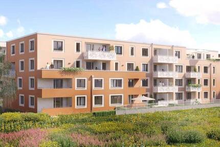 Moderne, barrierefreie Wohnung mit Bad, Gäste-WC und Loggia 4 zimmer