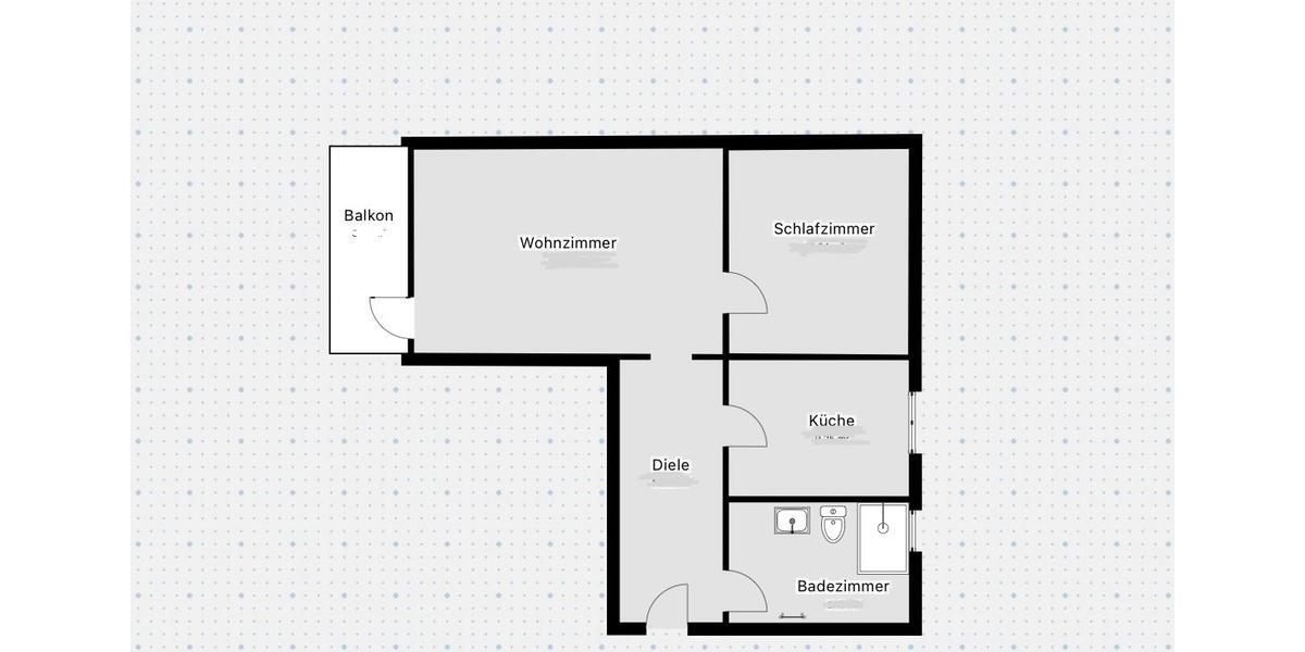 Etagenwohnung Velbert Pöthen - 2 Zimmer, 51 m&sup2;, 110.000&euro; | Angebot:23083204