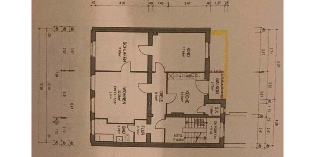 Etagenwohnung Langenfeld (Rheinland) - 3 Zimmer, 95 m&sup2;, 1.500&euro; | Angebot:26043866