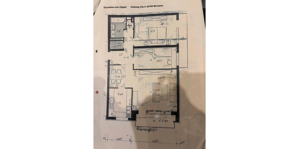Erdgeschoßwohnung Monheim am Rhein - 3 Zimmer, 76 m&sup2;, 249.000&euro; | Angebot:25901023