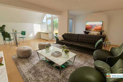 Helle 2-Zimmer-Wohnung mit traumhafter Dachterrasse
