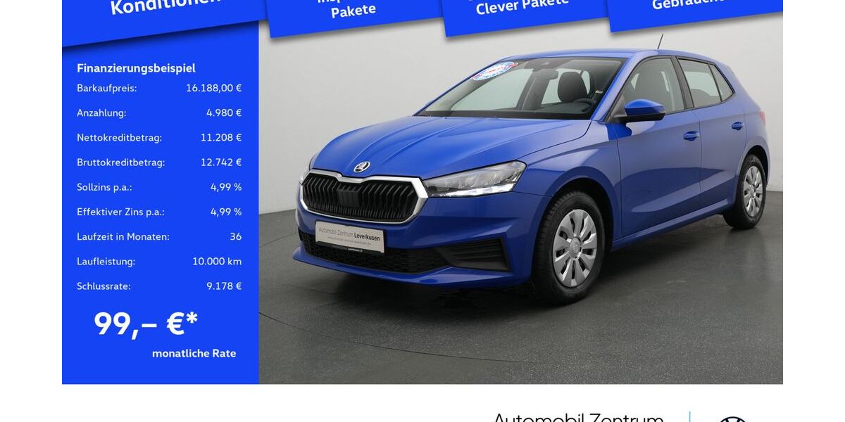 Skoda Fabia 37.980 km 15.880 &euro; Leverkusen 51379