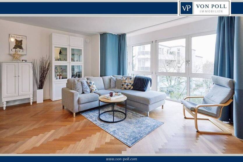 Elegantes Wohnen mit Parkett und Marmorküche