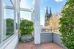 Penthouse-Masionette - Büro mit Domblick
