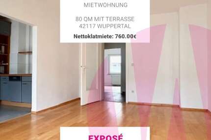 Wohnung zum Mieten in Wuppertal 760 € 80 m² 3 zimmer