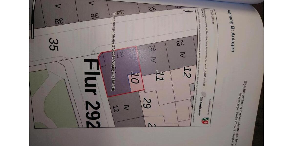 Etagenwohnung Wuppertal Arrenberg - 1.5 Zimmer, 38 m&sup2;, 114.000&euro; | Angebot:26567071