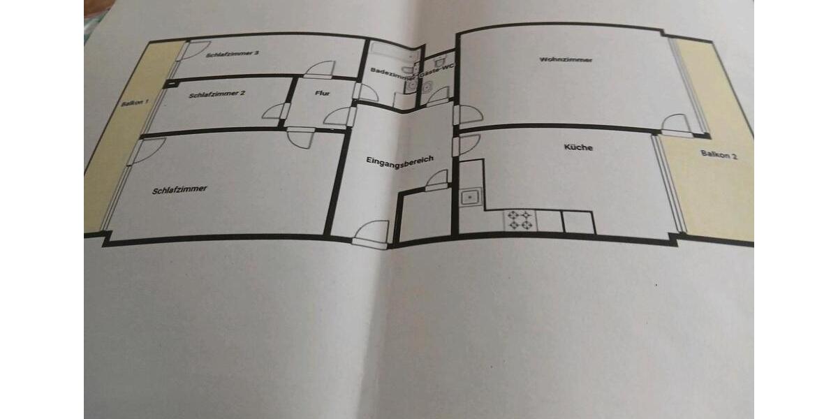 Ich verkaufe 4 Zimmer Wohnung i86iin Neuss ohne Makler. 4 zimmer