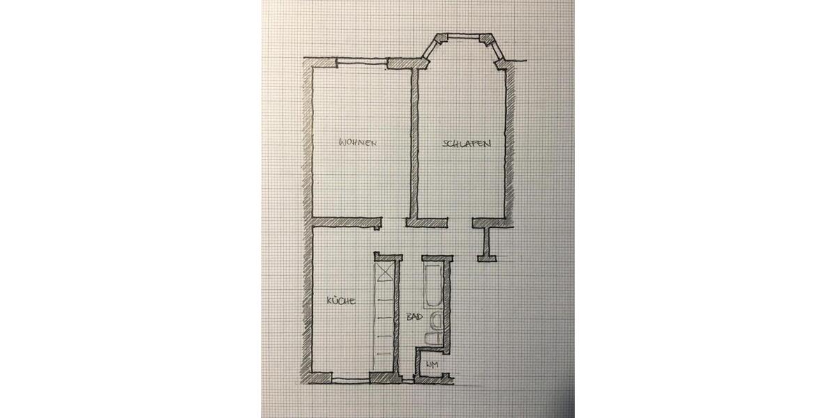 Etagenwohnung Wuppertal Sedansberg - 2 Zimmer, 62 m&sup2;, 435&euro; | Angebot:24808582