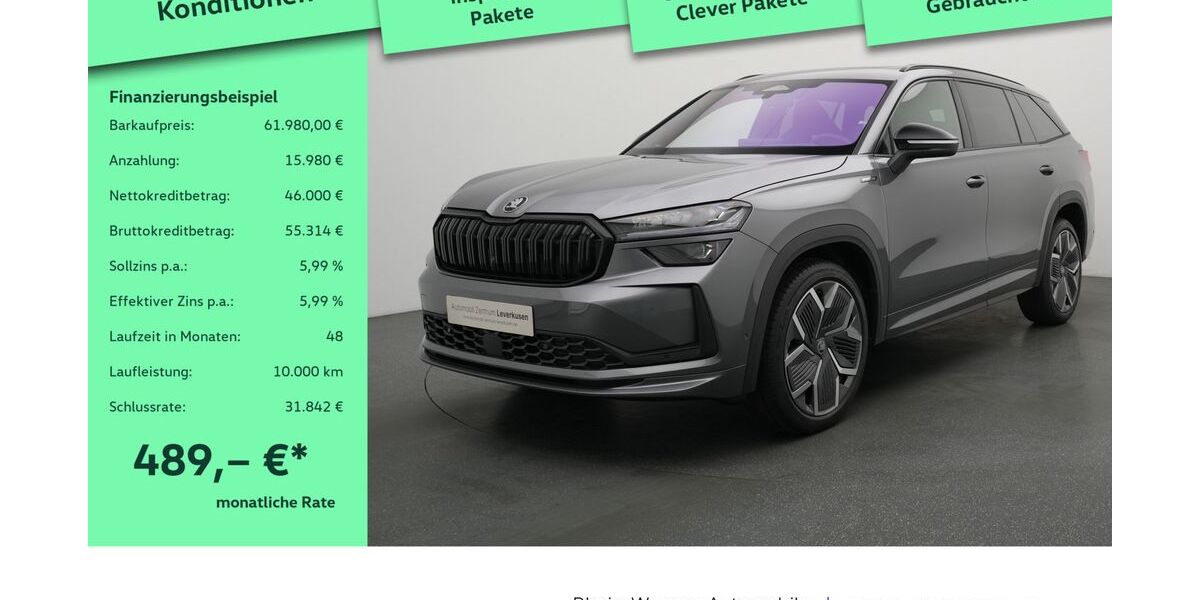 Skoda Kodiaq 1.009 km 61.480 &euro; Leverkusen 51379
