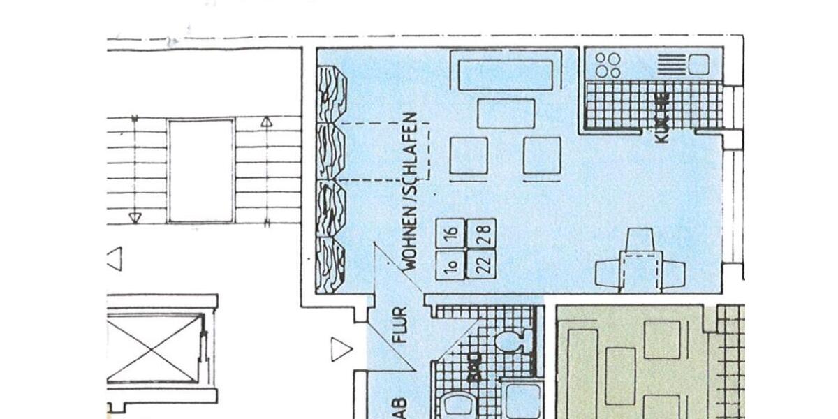 Etagenwohnung Düsseldorf Stadtbezirk 2 - 1 Zimmer, 39 m&sup2;, 180.000&euro; | Angebot:24730447