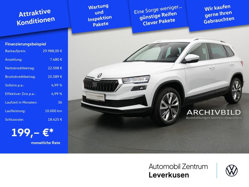 Skoda Karoq 9.012 km 29.988 € Leverkusen 51379