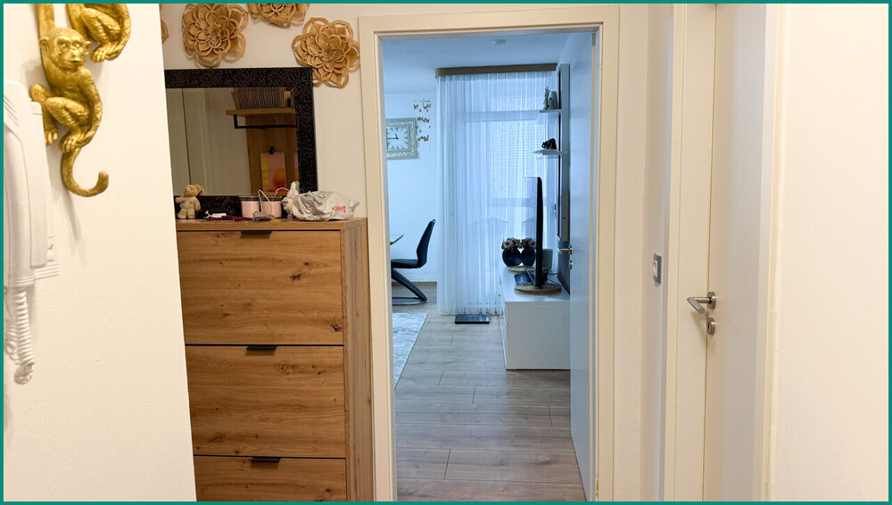 PROVISIONSFREI ! SEHR GUT GESCHNITTENE 3-ZIMMER-WOHNUNG MIT GARAGE IM STADTZENTRUM VON RADEVORMWALD - Etagenwohnung Radevormwald Innenstadt | Angebot:25542525