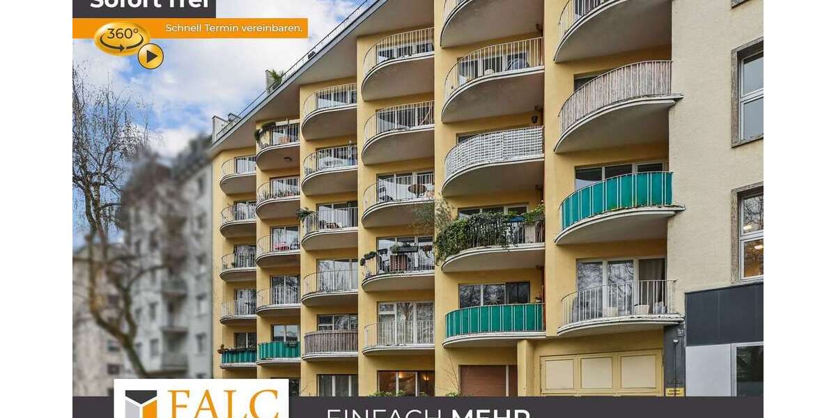 Etagenwohnung Köln Innenstadt - 2 Zimmer, 45 m&sup2;, 275.000&euro; | Angebot:24440065