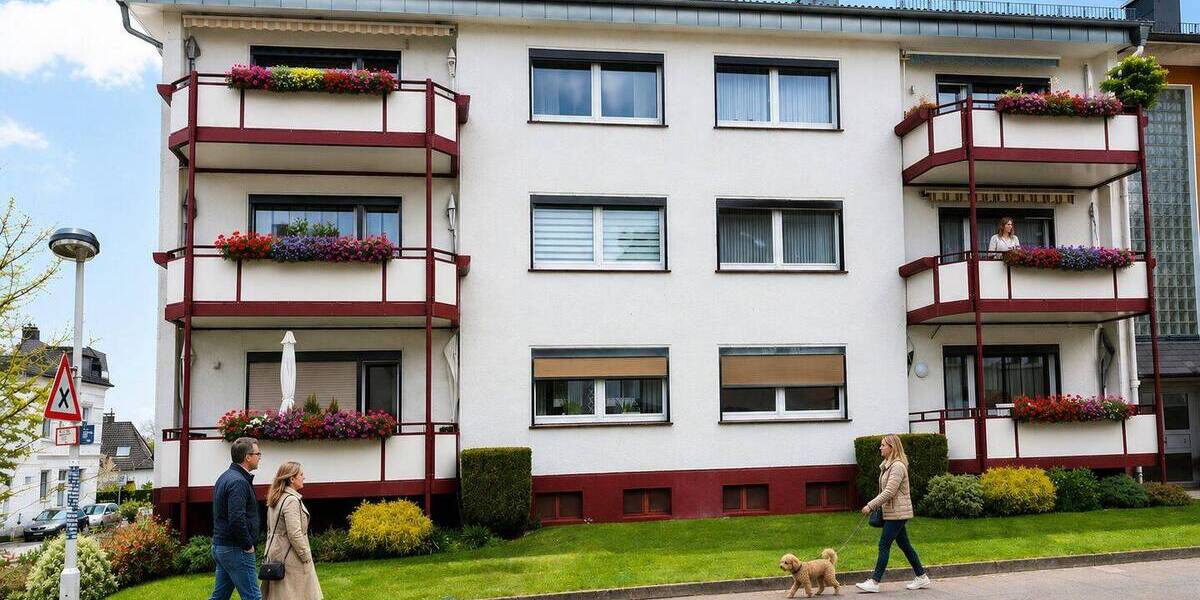 Etagenwohnung Solingen Wald - 3 Zimmer, 82 m&sup2;, 195.000&euro; | Angebot:26694541