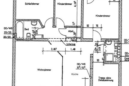 4 Zimmer Wohnung mit 3 Schalfzimmer in Oberhasen Lirich zimmer