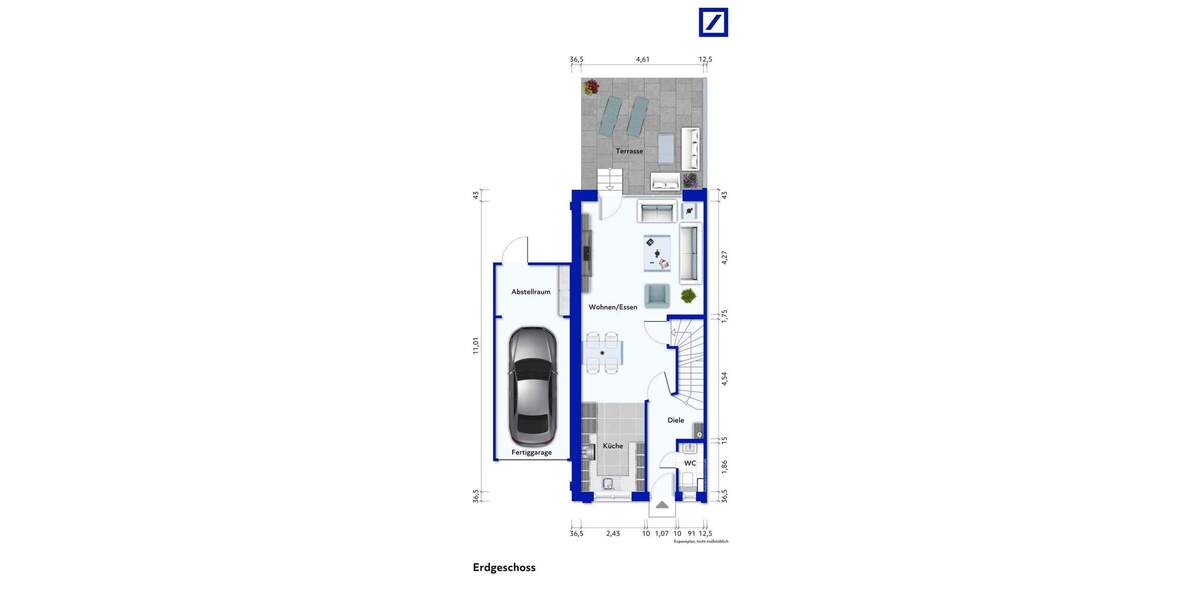 Etagenwohnung Langenfeld Richrath - 4 Zimmer, 128 m&sup2;, 540.000&euro; | Angebot:24596868