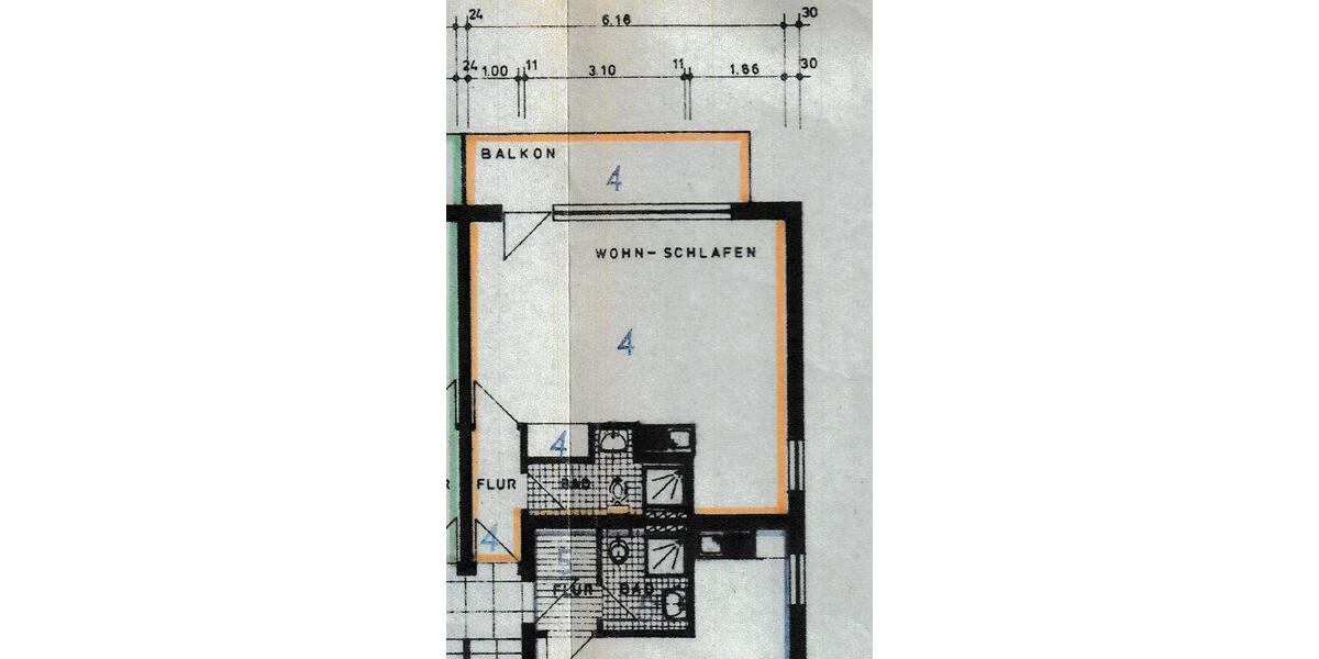 Etagenwohnung Köln Nippes - 1 Zimmer, 36 m&sup2;, 175.000&euro; | Angebot:26921135