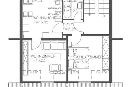 Tolle 2-Zimmer-DG-Wohnung in Velbert Nähe Herminghauspark 2 zimmer